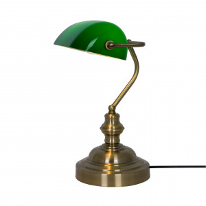 Veioza Edes 1xE27 metal/sticla alama/verde Zuma Line