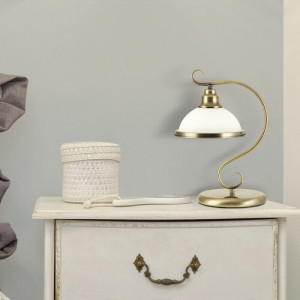 Veioza Elisett 1xE27 metal/sticla bronz Rabalux