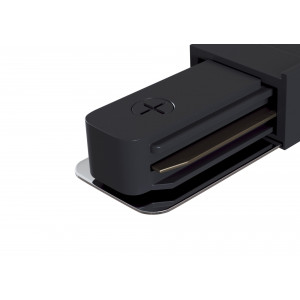 Accesoriu sina Conector liniar 1x acril negru