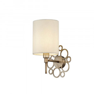 Aplica Anna metal/textil bronz/alb Maytoni