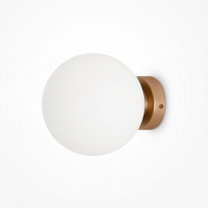 Aplica Basic form 1xE14 metal/sticla auriu/alb Maytoni MOD321WL-01G2