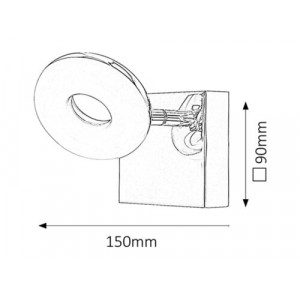 Aplica Beata LED 5W metal/acril crom/alb Rabalux