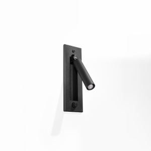 Aplica Enif 1xG9 metal negru tubular - Img 2