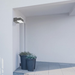 Aplica exterior Bona LED 9W metal/acril antracit/alb Rabalux