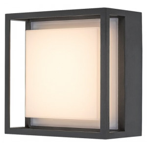 Aplica exterior Mendoza LED 6.5W metal/acril antracit/alb Rabalux