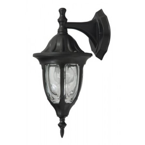 Aplica exterior Milano 1xE27 metal/sticla negru Rabalux RBL8341