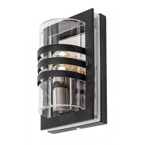 Aplica exterior Orlova 1xE27 metal/acril negru Rabalux