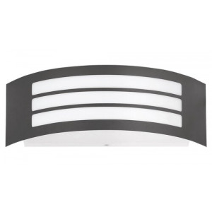 Aplica exterior Roma 1xE27 metal/acril antracit/alb Rabalux