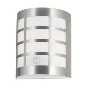 Aplica exterior Sevilla 1xE27 metal/acril nichel Rabalux