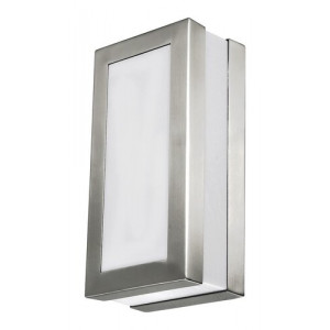 Aplica exterior Stuttgart 1xE27 metal/acril nichel/alb Rabalux