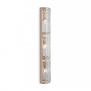 Aplica Facet 3xE14 metal/sticla auriu/transparent Maytoni