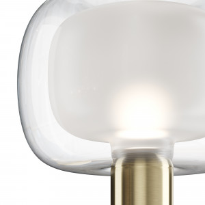 Aplica Vision 1xE14 metal/sticla auriu/transparent Maytoni
