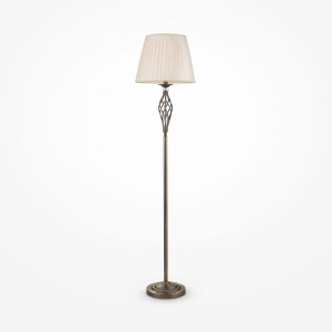 Lampadar Grace 1xE14 metal/textil alama/bej Maytoni