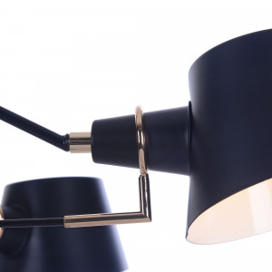 Lustra Abigail 6xE14 metal negru Maytoni