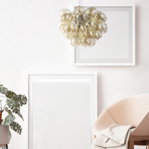 Lustra Balbo 8xG9 metal/sticla nichel/coniac Maytoni