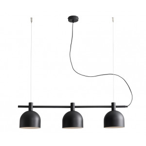 Lustra Beryl 3xE27 metal negru Aldex