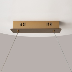 Lustra Krone LED 36W 3000K metal/cristal auriu/transparent Maytoni P097PL-L36BS3K