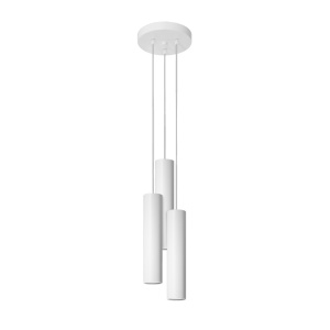 Lustra Lagos 3xGU10 metal alb tubular