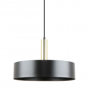 Lustra Leo 1xE27 metal negru/auriu Zuma Line A8133