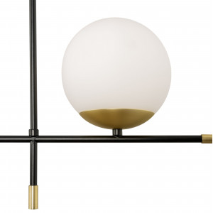 Lustra Nostalgia 2xE14 metal/sticla auriu mat/alb Maytoni