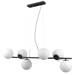Lustra Raddi 6xG9 metal/sticla antracit Italux