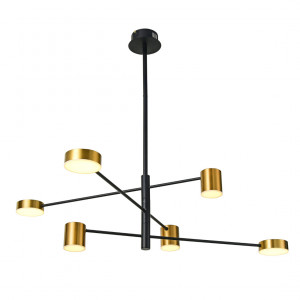 Lustra Remdal LED 36W 2700 lumeni 4000K metal/acril auriu Italux