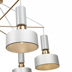 Lustra Void 6xE14 metal gri Maytoni
