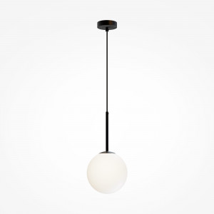 Pendul Basic form 1xE14 metal/sticla negru/alb Maytoni MOD321PL-01B1