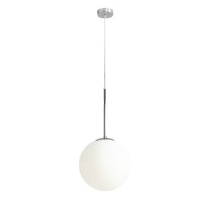 Pendul Bosso M 1xE27 metal/sticla crom Aldex