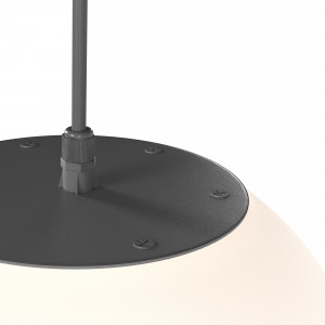 Pendul exterior Erda 1xE27 acril alb Maytoni