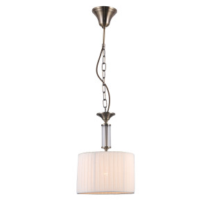 Pendul Ferlena 1xE14 metal/sticla/textil bronz antichizat Italux