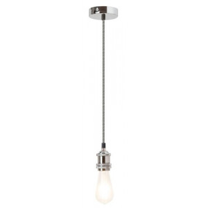 Pendul Fixy 1xE27 metal/sticla argintiu Rabalux