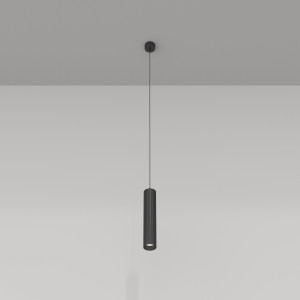 Pendul Focus 1xGU10 metal negru P075PL-01B