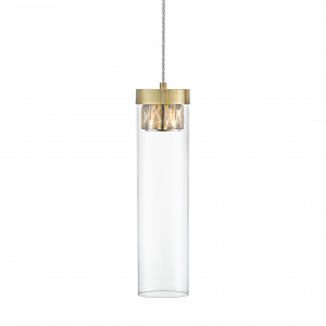 Pendul Gem 1xG9 metal/sticla bronz antichizat Zuma Line
