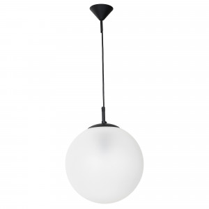 Pendul Globus G6 1xE27 metal/sticla alb Aldex