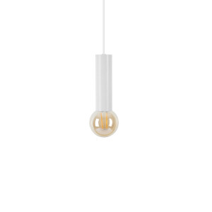 Pendul Marvi TR Dolores 1xE27 metal/acril alb mat Italux