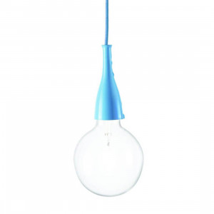 Pendul Minimal albastru metal Ideal-Lux