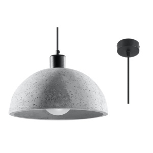Pendul Pablito 1xE27 ciment gri