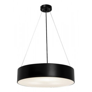 Pendul Renata 3xE27 metal/acril negru/alb Rabalux