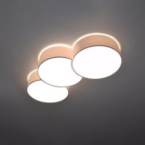 Plafoniera Circle 3A 6xE27 acril alb rotund - Img 3