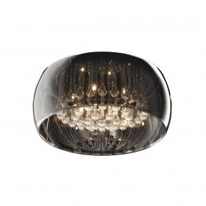 Plafoniera Crystal 6xG9 metal/sticla transparent Zuma Line