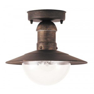 Plafoniera exterior Oslo 1xE27 metal/acril auriu antichizat Rabalux RBL8736