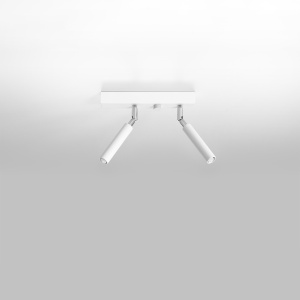 Plafoniera Eyetech 2xG9 metal alb tubular - Img 2