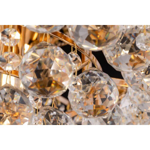 Plafoniera Karolina metal/cristal auriu Maytoni