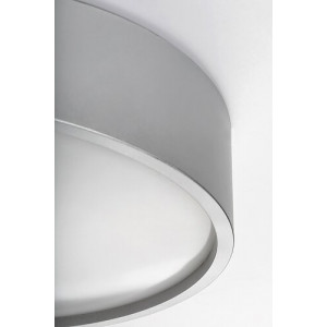 Plafoniera Larcia LED 18W acril argintiu/alb Rabalux