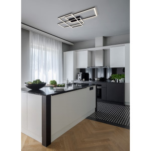Plafoniera Line LED metal negru Maytoni