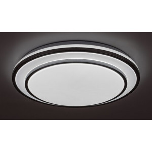 Plafoniera Lupita LED 40W acril argintiu/alb Rabalux