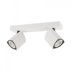 Plafoniera Merusa L 1xGU10 metal alb/negru Italux