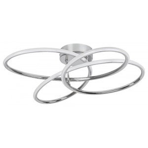 Plafoniera Piero LED 30W metal/acril crom/alb Rabalux