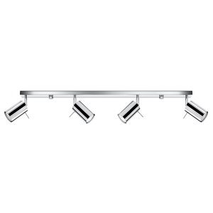 Plafoniera Ring 4L 4xGU10 metal crom tubular